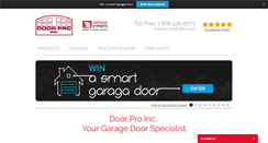 Desktop Screenshot of door-pro-inc.com
