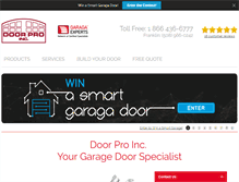 Tablet Screenshot of door-pro-inc.com